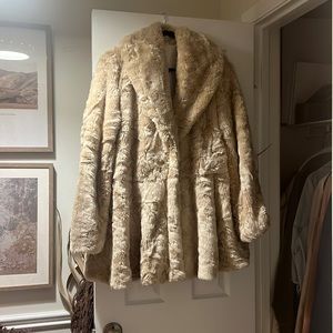 Free people faux fur jacket